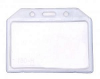 Бейдж-карман силиконовый, горизонтальный, 59х90 мм